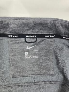 Nike Golf Men's S small Ther Repel 1/2 Zip Pullover Fleece Jacket Charcoal Gray